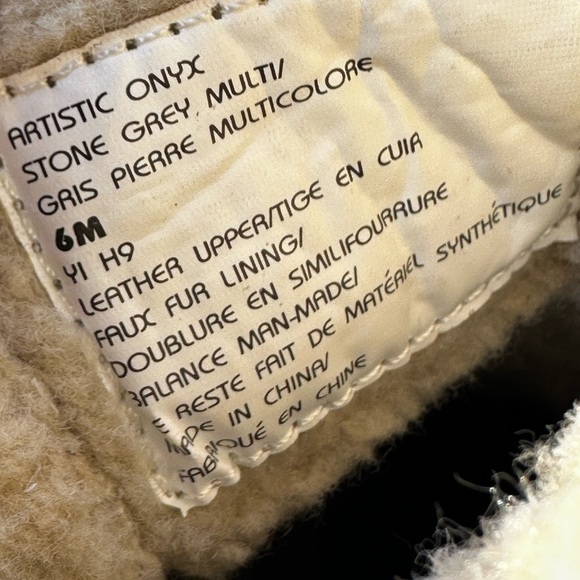 EARTH Stone Gray Multi Leather Suede Artistic Onyx Bootie Size 6 36.5 Zip Artsy - Picture 6 of 9